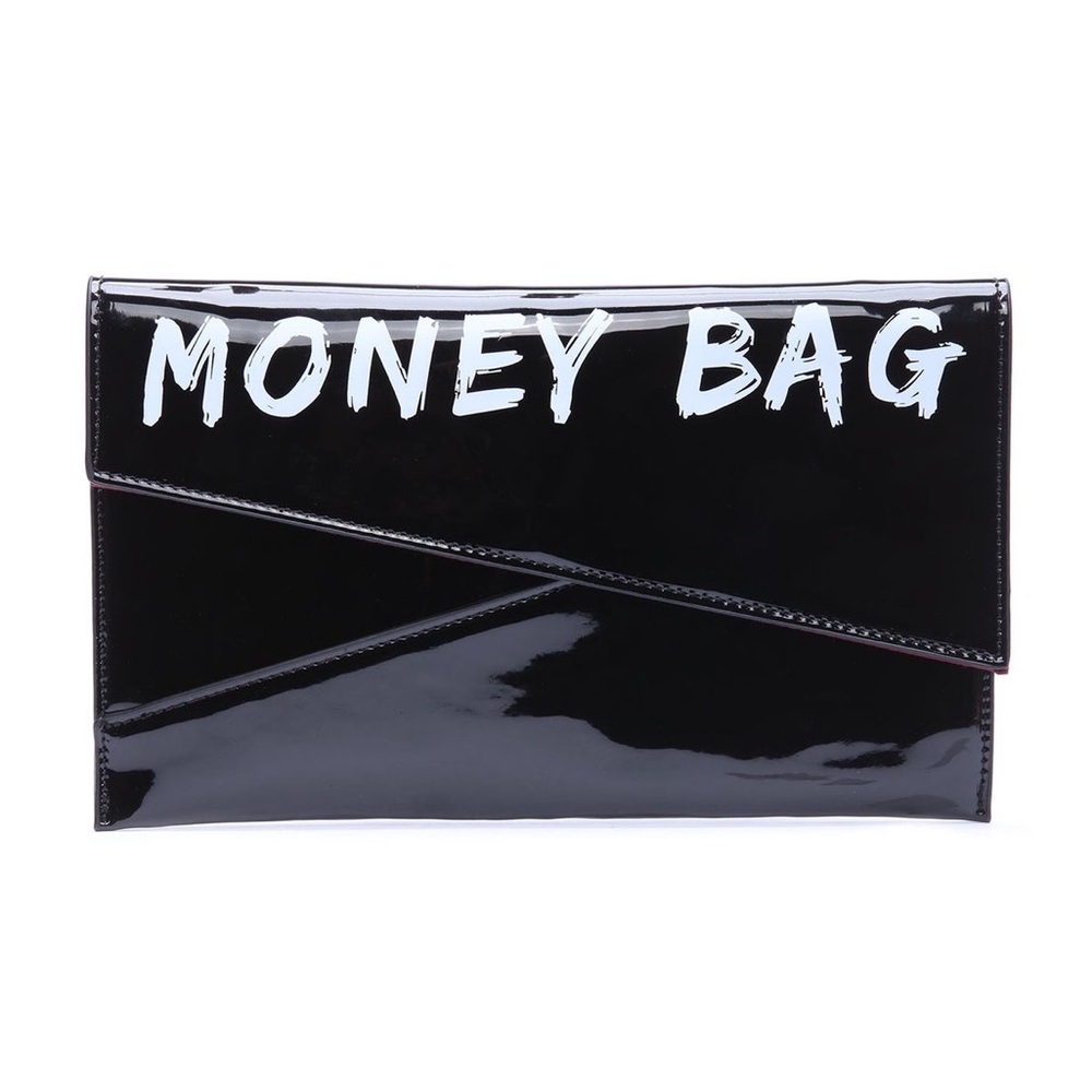 Black Patent Leather Clutch